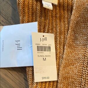 J. Jill Women's Sweater in Sundlawhite